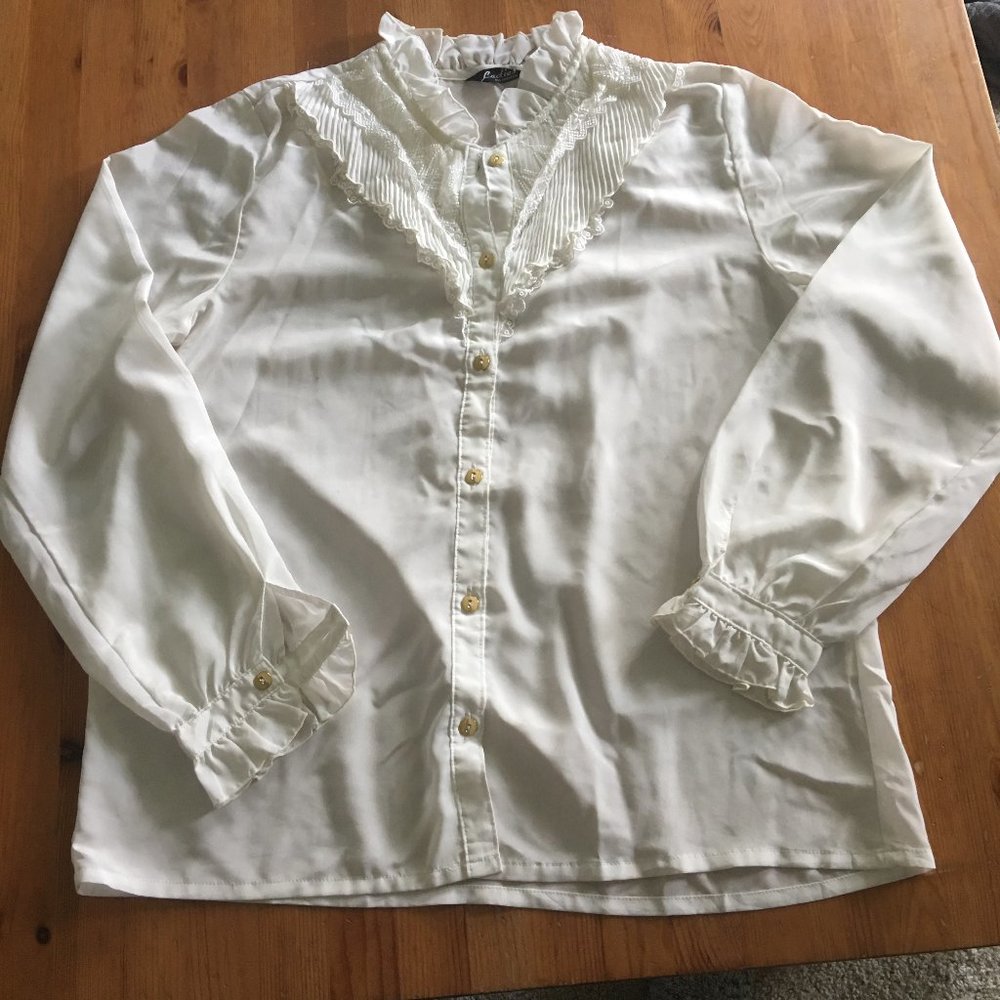 Vintage Silk Blouse Size S
